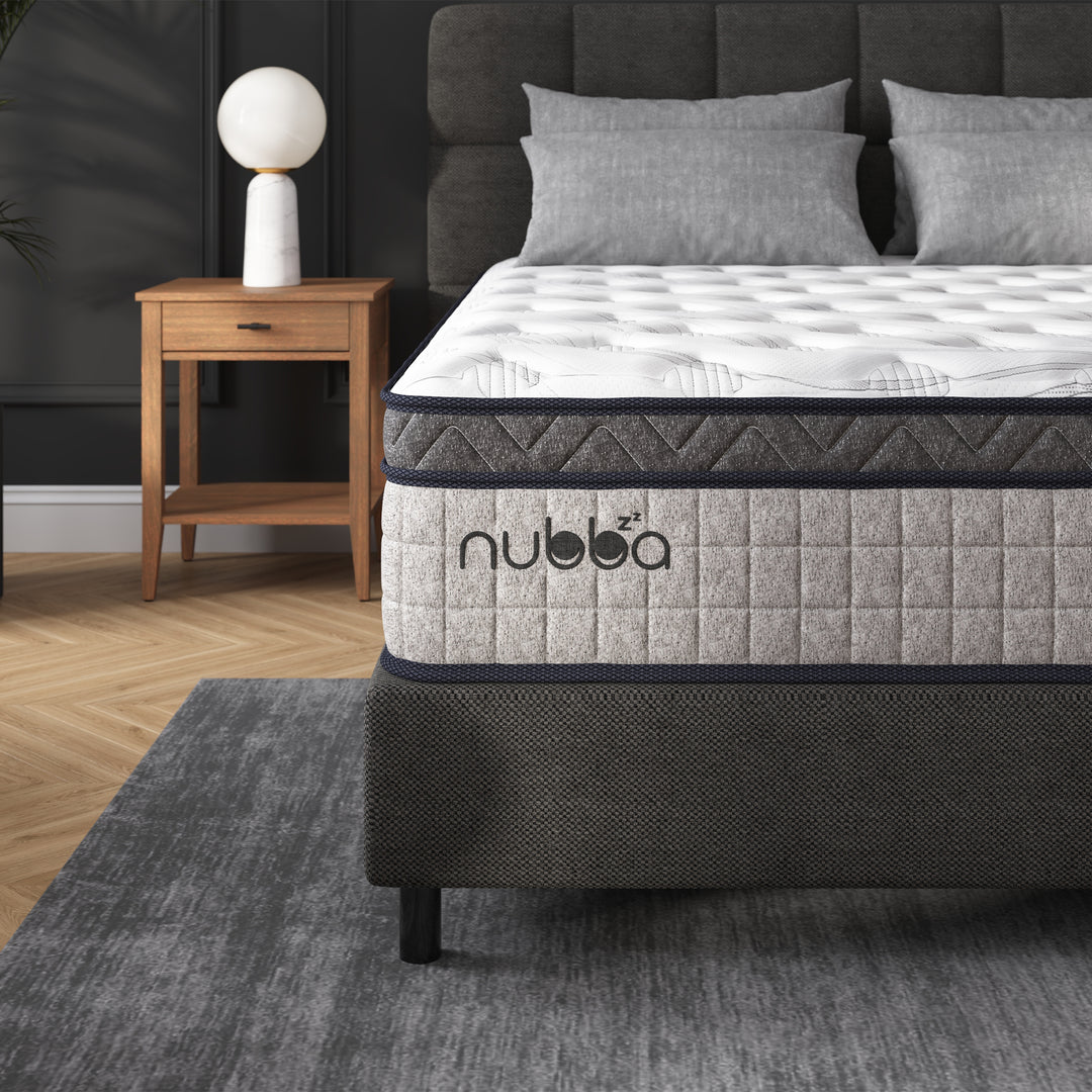 Nubba Deluxe 10, 12 & 14 - Inch Hybrid Mattress - Direct From Factory